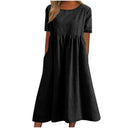 Chic Women's Maxi Dress with Pockets