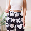 Artistic Patterned Women's Trousers