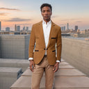 Chic Slim-Fit Blazer in Textured Fabric