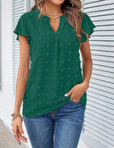 Chic Women's Blouse with Ruffle Accents