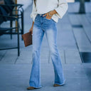 High-Waisted Flared Jeans for Women