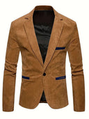 Chic Slim-Fit Blazer in Textured Fabric