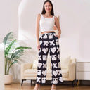 Chic Women's Graphic Print Trousers