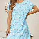 Colorful Butterfly Pattern Women's Nightgown