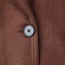 Chic Suede Blazer Jacket for Women