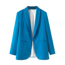 Chic Women's Blazer with Trendy Cut and Stylish Pockets