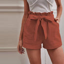 Stylish Solid Color Cotton Shorts for Summer