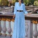 Women's Glittering Evening Dress with Stunning Bodice and Shimmering Skirt