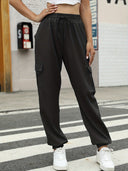 Women’s Cargo Pants with Stretch Waistband and Utility Pockets