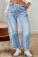 High-Waisted Baggy Jeans for Women