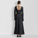Floral Maxi Dress with Elegant Long Sleeves