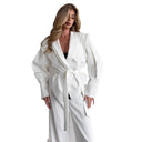 Chic Blazer with Structured Sleeves for Women