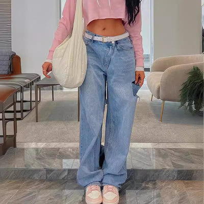 Stylish Women's Loose Fit Denim