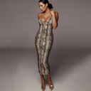 Leopard Print Bodycon Dress for Women