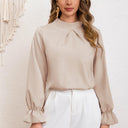 Stylish Ruffle Women's Blouse