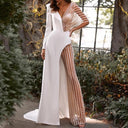 Chic Asymmetrical Jumpsuit with Glittering Details for Women