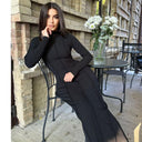 Chic Figure-Hugging Midi Dress for Women