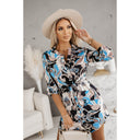 Stylish Women's Utility Shirt Dress - Trendy Prints