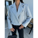 Chic Women's Cropped Blazer in Modern Style