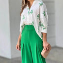 Women's Flowing High-Waist Palazzo Trousers