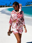 Unique Patterned Ladies Blouse for Effortless Style