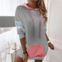 Sporty Hooded Women's Dress with Handy Pockets