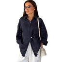 Chic Women's Blouse with Decorative Knot