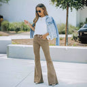 Chic Women's High-Waisted Bootcut Jeans