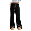 Velvet Lounge Pants for Women - Comfort-Fit Design