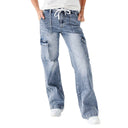 Women's Cargo Jeans with Stylish Pockets