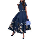 Floral Print Women's Maxi Dress with Stylish Silhouette