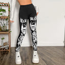 Women's Skull and Floral Print Leggings