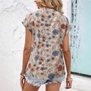 Floral Print Women's Blouse with Chic Style