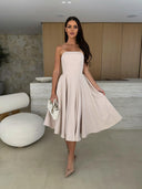 Chic Strapless Cocktail Dress for Women