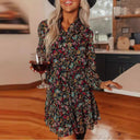 Floral Women's Blouse Dress – Chic Style