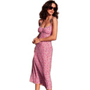 Chic Floral Midi Dress for Women