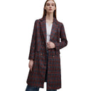 Stylish Women's Check Pattern Blazer