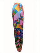 Vibrant Women's Graphic Leisure Pants with Elastic Waist