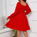Chic Women's Dress with Statement Sleeves