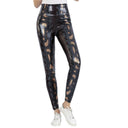High Waist Snake Print Leggings for Women