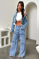 Modern Cargo Jeans for Women with Ample Pockets