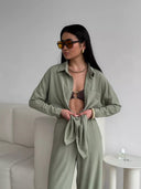 Chic Women's Blouse in Airy Fabric