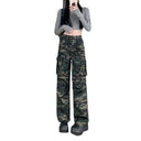 Camouflage Cargo Pants for Women with Utility Pockets