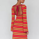 Chic Striped Long Sleeve Dress for Women