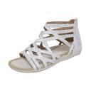 Women's Comfortable Strappy Sandals with Breathable Inserts and Fashionable Cut - Heidi Fashion
