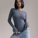 Women's Long Sleeve Bodysuit - Flattering Fit & Chic Style