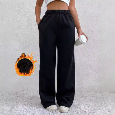 Chic High-Waist Wide-Leg Leisure Pants for Women