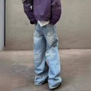 Stylish Women's Vintage Baggy Jeans with Unique Design