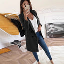Double Button Women's Blazer - Chic Style
