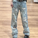 Trendy Distressed Women's Jeans